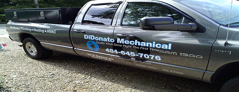 Fleet vehicle lettering by Acrobat Signs